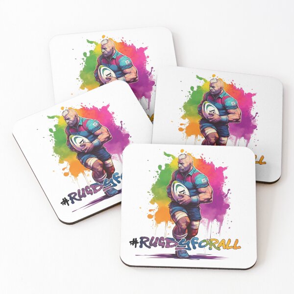 Item preview, Gay Rugby Player 3 with #RugbyForAll text designed and sold by The Nerdy Squizzle.