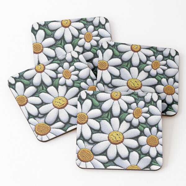Item preview, Stitched Daisies  designed and sold by FlowFlex.
