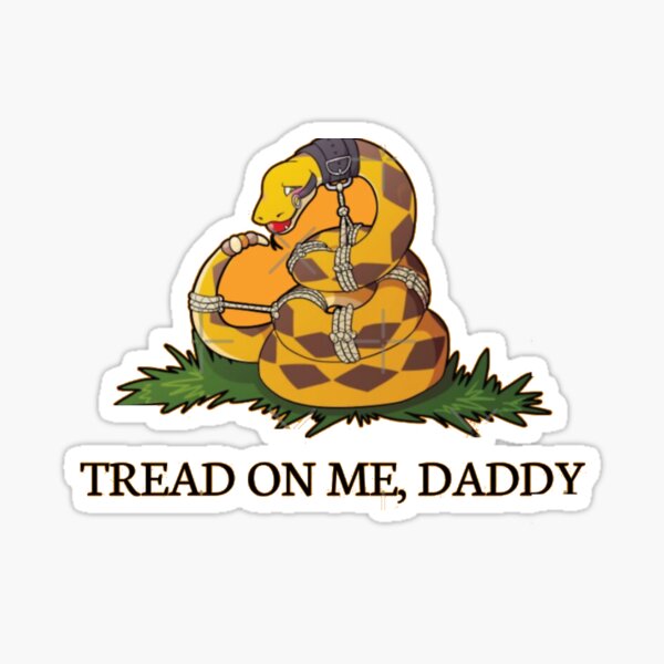 No Step On Snek! | Funny Don't Tread on Me Sticker | High Quality Vinyl  Sticker