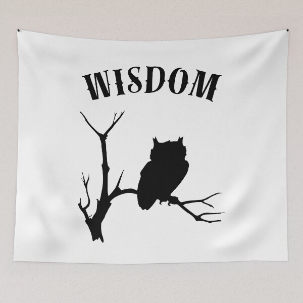 Item preview, Owl Spirit Animal - Wisdom designed and sold by QuotableCulture.