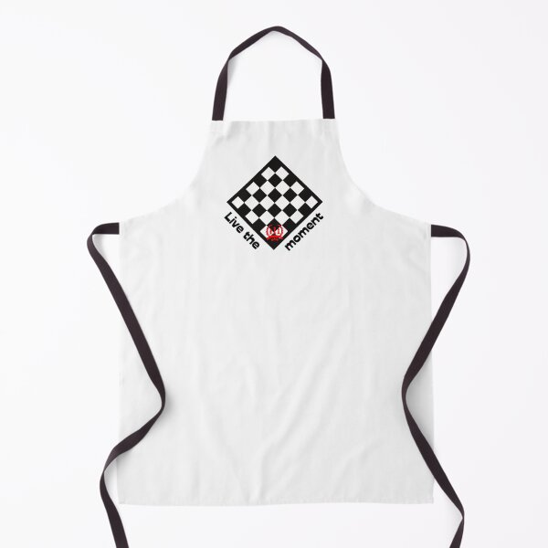 Item preview, Chess board "Live the moment"- macular degeneration all white designed and sold by Narcisa22.