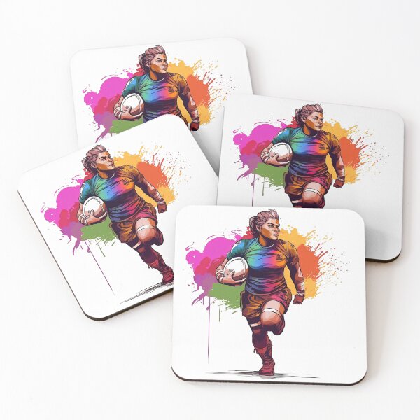 Item preview, Female Gay Rugby Player 2 (no text) designed and sold by The Nerdy Squizzle.