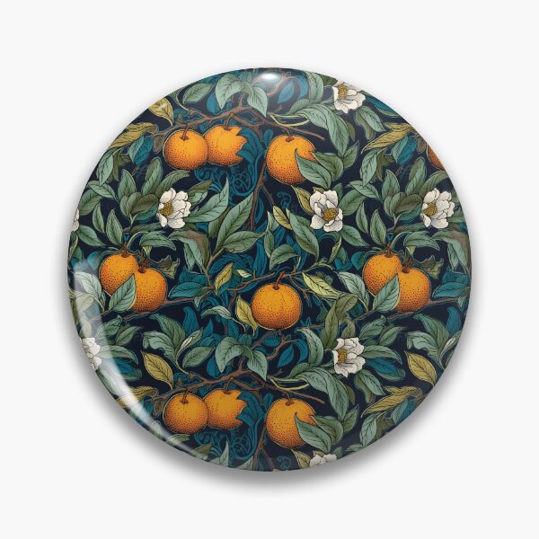 Item preview, Tangerines Pattern designed and sold by TheBlackPixelCo.