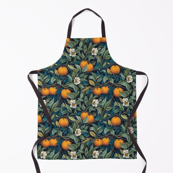 Item preview, Tangerines Pattern designed and sold by TheBlackPixelCo.