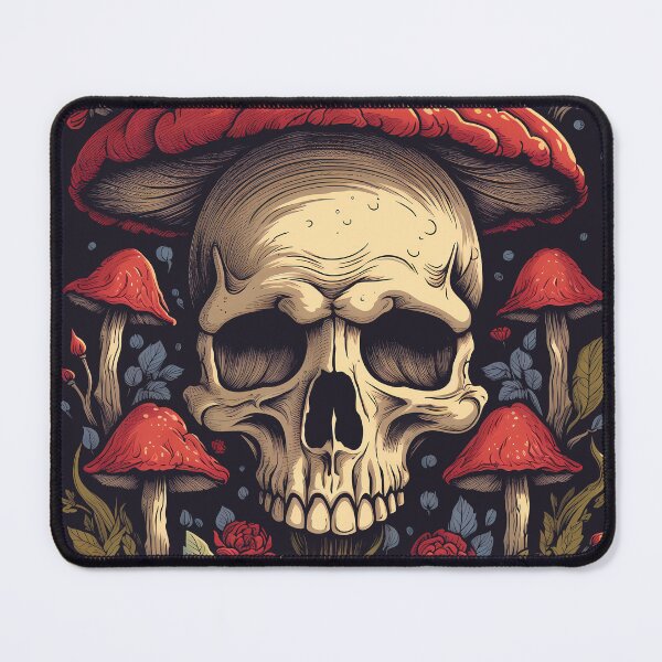 Item preview, Mushroom overgrown skull designed and sold by MDCGraphics.