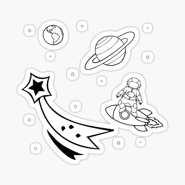 STARS Sticker for Sale by DesignOnTshirt