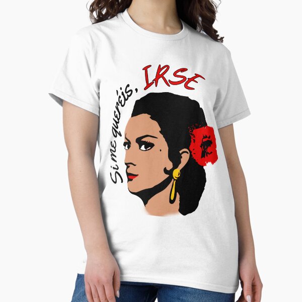 Vista previa del artículo con la obra «Si me quereis, irse», diseñado y vendido por MissCaffeine.
