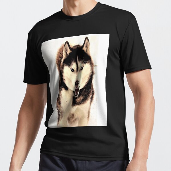 Siberian Husky Active T-Shirt