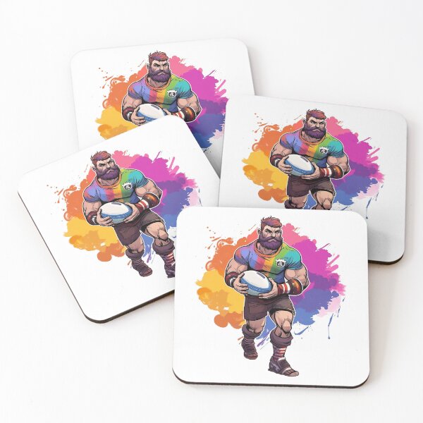 Item preview, Gay Rugby Player (no text) designed and sold by The Nerdy Squizzle.