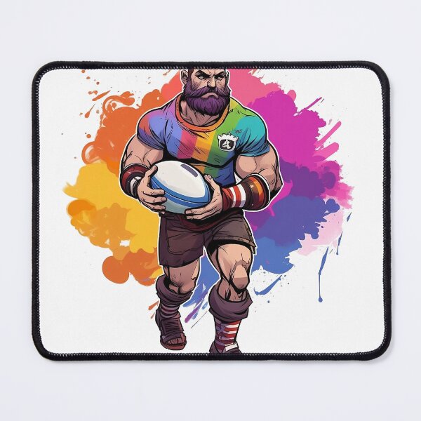 Item preview, Gay Rugby Player (no text) designed and sold by The Nerdy Squizzle.