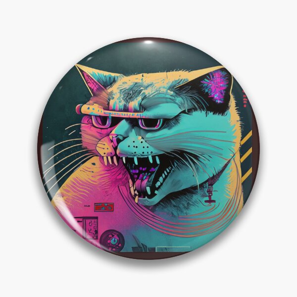 Item preview, The Angry Cat designed and sold by Skull Rhiz.
