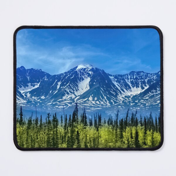 Item preview, Alaska Land of Snow Capped Mountain Tops and Trees designed and sold by Alaskandreamer.
