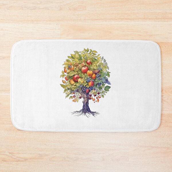 Item preview, colorful tree with different fruits - Different logo size, position? Email me -  designed and sold by Picture-Art.