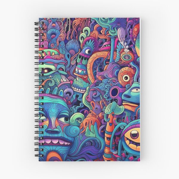 Item preview, Alien Doodle Pattern designed and sold by Desfix.