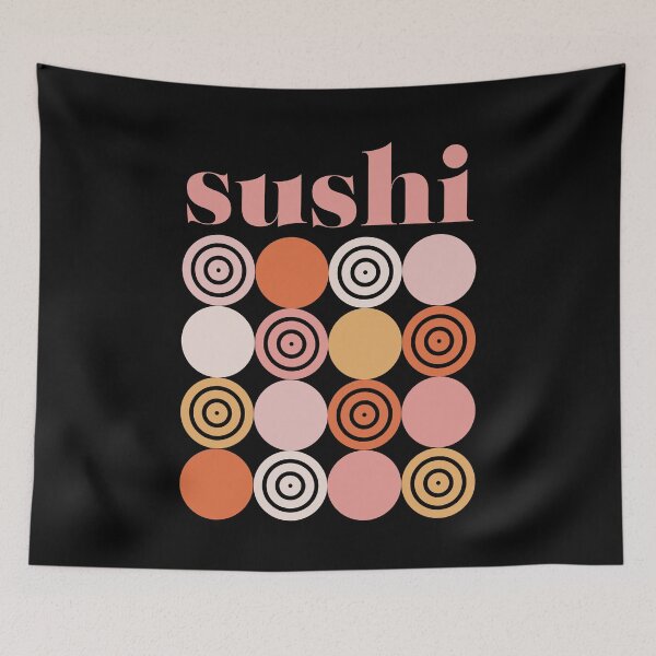 Item preview, sushi, comida japonesa designed and sold by PoshJocks.