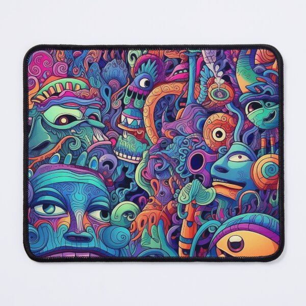 Item preview, Alien Doodle Pattern designed and sold by Desfix.