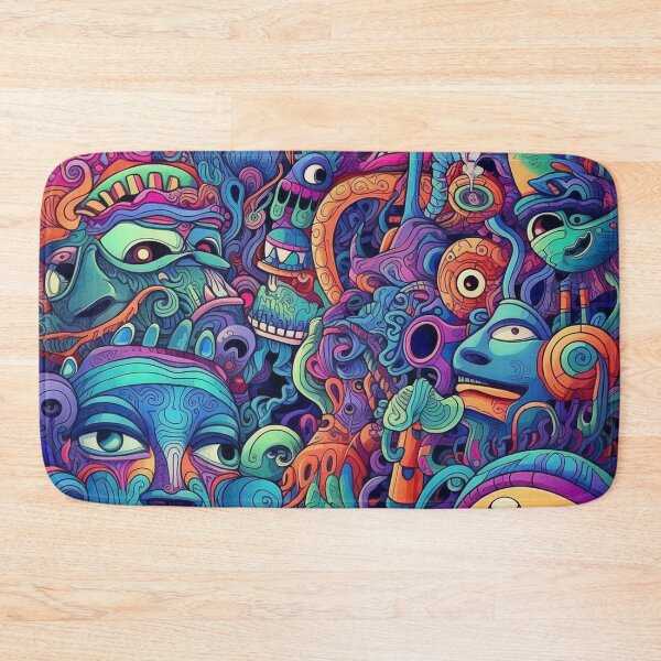 Item preview, Alien Doodle Pattern designed and sold by Desfix.