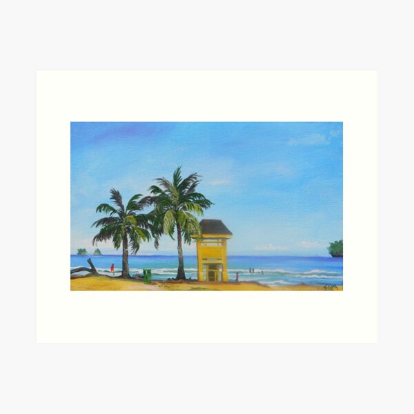 Item preview, Maracas Beach Guard Hut designed and sold by MaracasBeach.