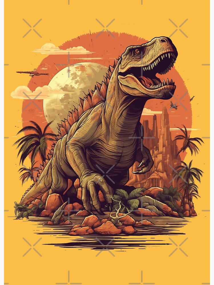 Dinosaur Poster for Kids | Art Board Print