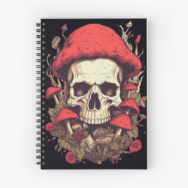 Item preview, Mushroom overgrown skull designed and sold by MDCGraphics.