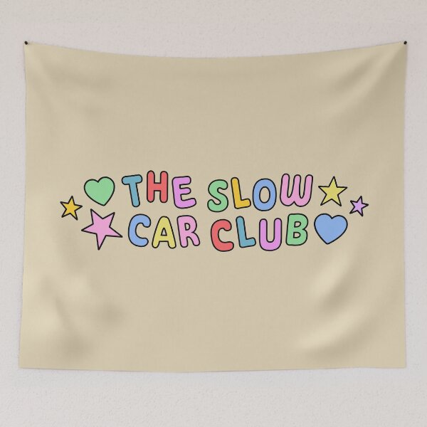 Item preview, The Slow Car Club Rainbow Text designed and sold by stoicjimny.