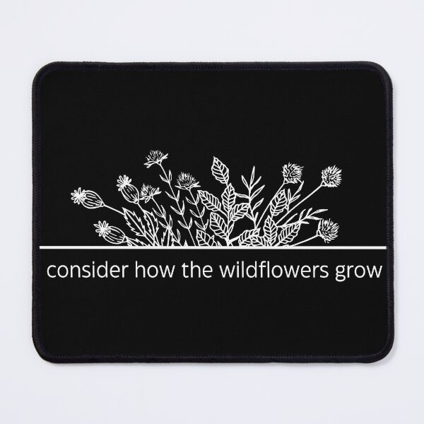Item preview, Consider How the Wildflowers Grow designed and sold by GoldenPearPress.