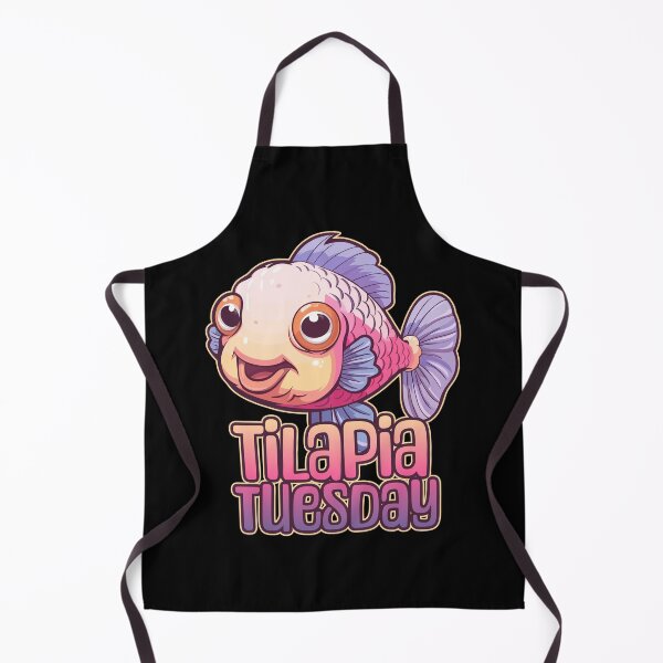 Item preview, Tilapia Tuesday Funny Foodie Kawaii Fish designed and sold by danielliamgill.