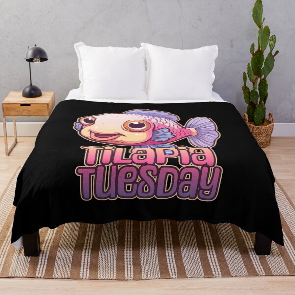 Item preview, Tilapia Tuesday Funny Foodie Kawaii Fish designed and sold by danielliamgill.