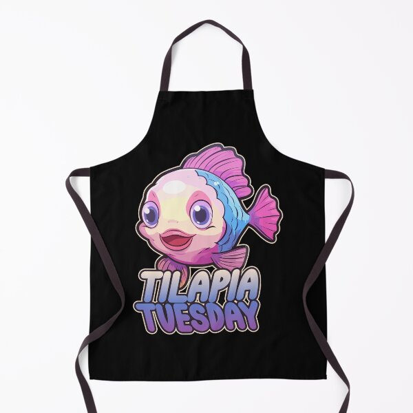 Item preview, Tilapia Tuesday Fun Foodie Kawaii Fish designed and sold by danielliamgill.