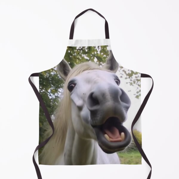 Item preview, Funny horse smiling for camera designed and sold by Wyokid.