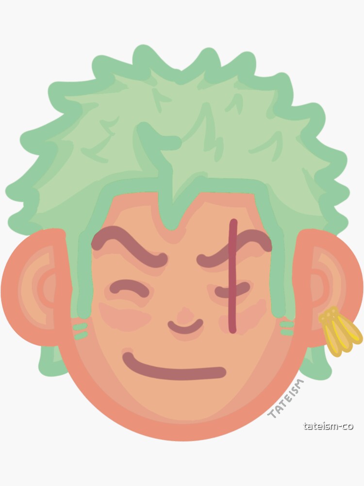 one piece sleeping zoro Sticker for Sale by mayvsantillan