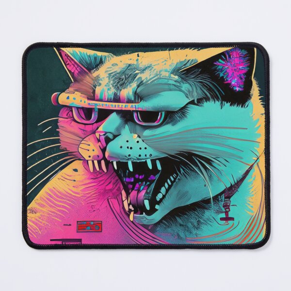 Item preview, The Angry Cat designed and sold by Skull Rhiz.