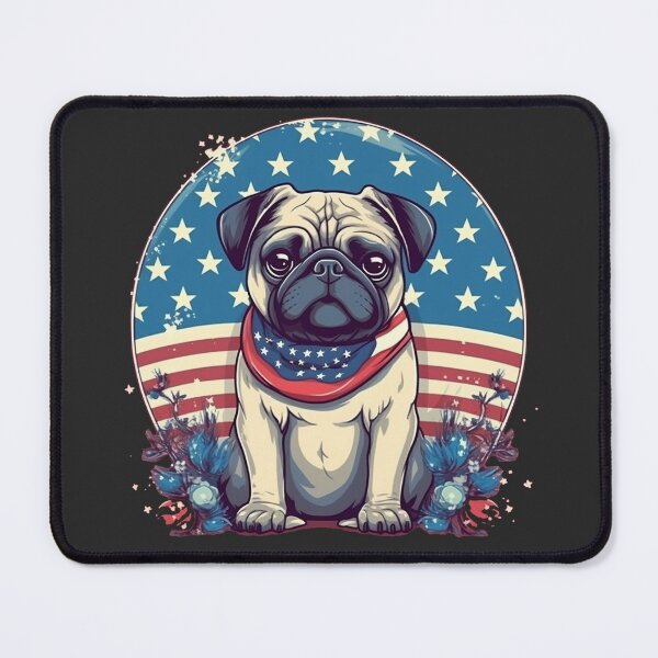 Item preview, Pug Independence Day designed and sold by Dog Lover.