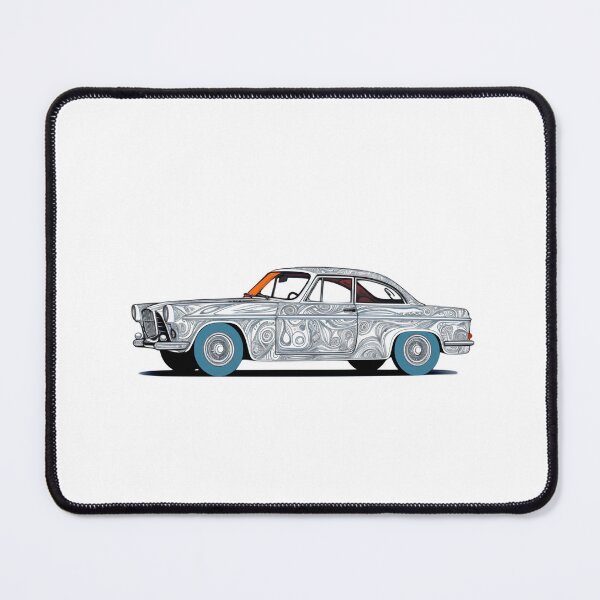 Artikelvorschau, colorful lineart classic car - Different logo size, position? Email me - entworfen und verkauft von Picture-Art.