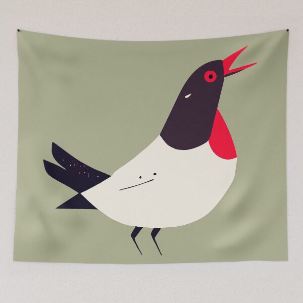 Item preview, Funny Geomeric Hen  designed and sold by KOTOdesign.