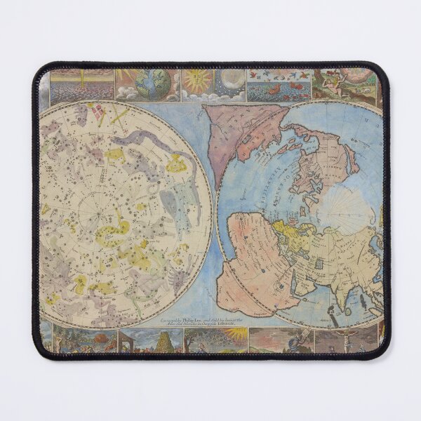 Item preview, Vintage Celestial Star Constellation Chart & World Map (1699) designed and sold by BravuraMedia.