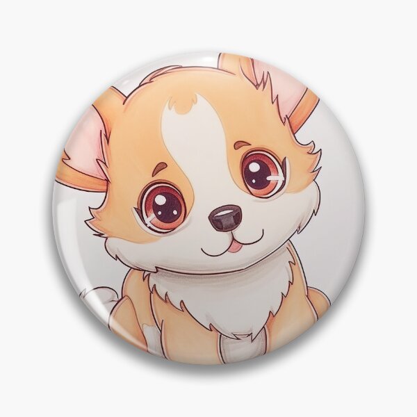 Artikelvorschau, Drawing of a Cute Puppy Dog - Innocence and Tenderness entworfen und verkauft von Neuronexia.
