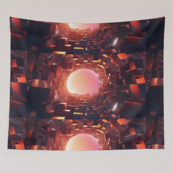 Item preview, Abstract Urban Overlap II designed and sold by StudioOfAiArts.