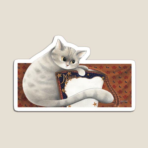 Cute Cat Pfps Sticker - Add some purr-fection to your life Magnet