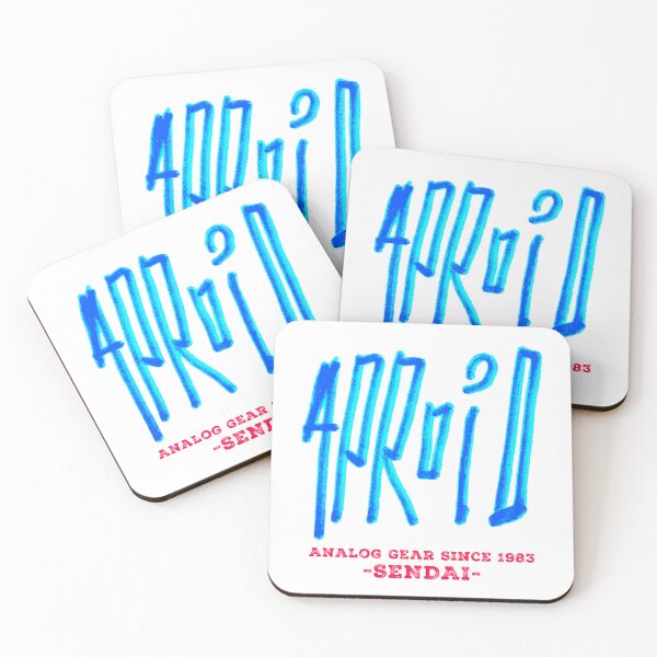 Item preview, Logo APROID analog gear since 1983, sendai, blue and magenta designed and sold by Time4Space.