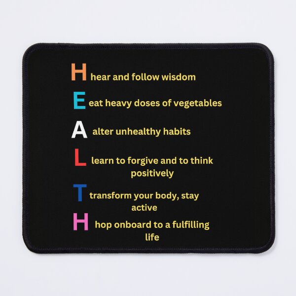 Item preview, Health slogan designed and sold by TLC4ever.