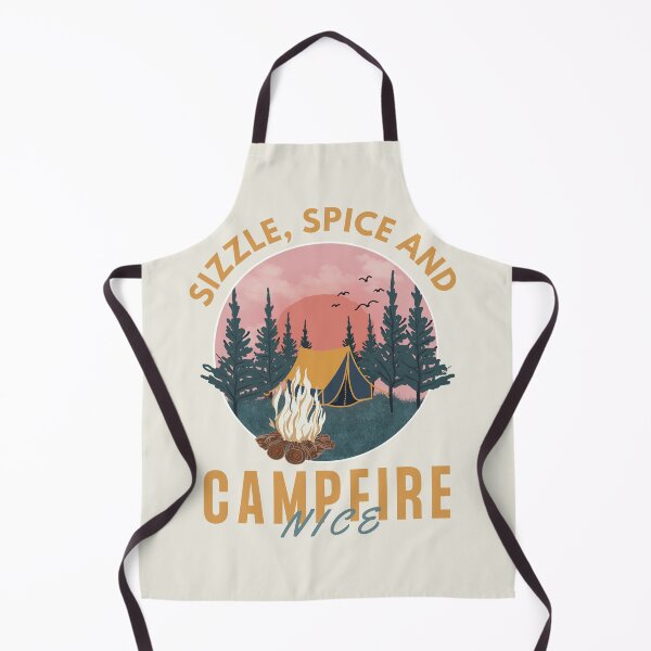 Item preview, Sizzle, Spice And Campfire Nice - For Campfire Cooking Enthusiasts designed and sold by Heartee.