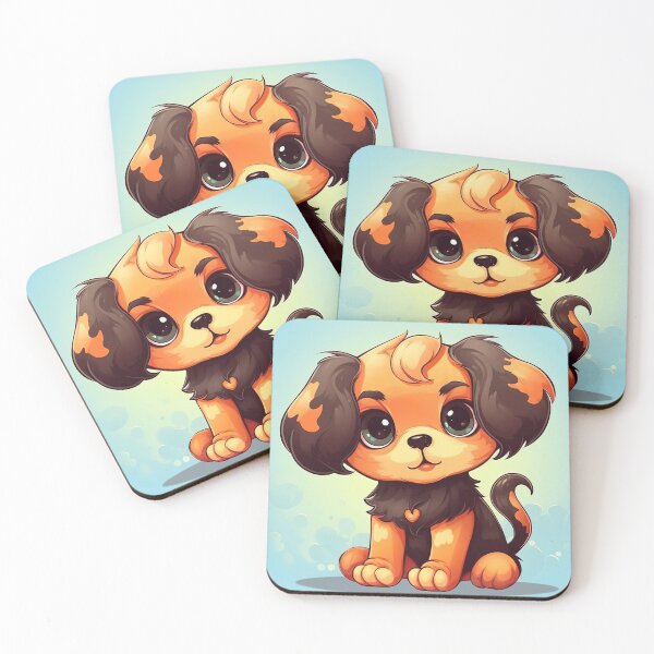 Item preview, Little Dog with Brown Ears - Sweetness and Expressiveness designed and sold by Neuronexia.