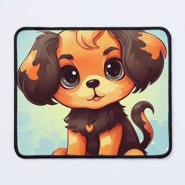 Item preview, Little Dog with Brown Ears - Sweetness and Expressiveness designed and sold by Neuronexia.