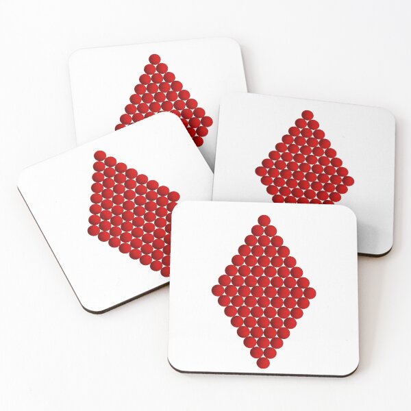 Item preview, Red Polka dots diamond designed and sold by Picture-Dot-Art.