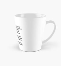 Jersey Shore Brief an Sam Anonymous Tasse (groß)