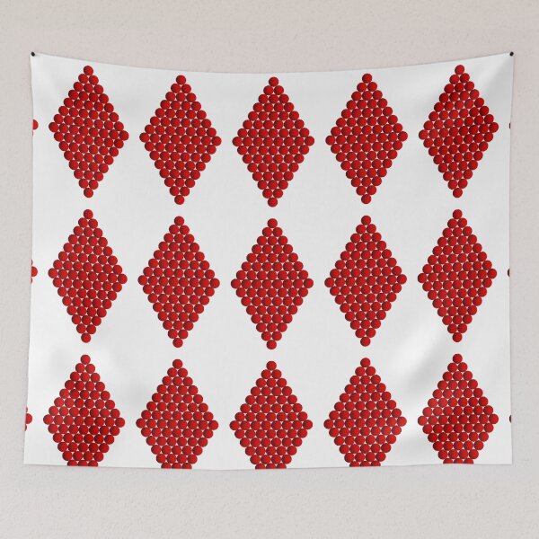 Item preview, Red Polka dots diamond designed and sold by Picture-Dot-Art.