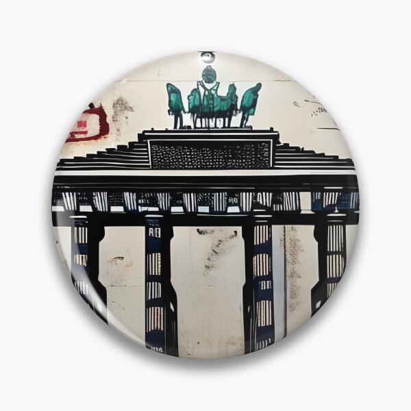 Item preview, Vintage Germany Berlin Brandenburg Gate Sketch designed and sold by PC-artist.