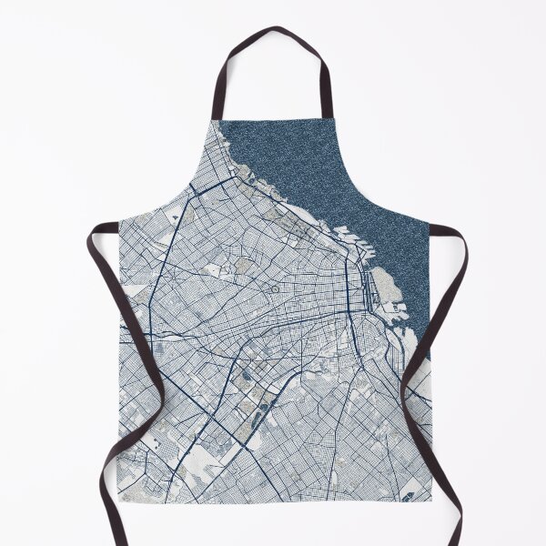 Item preview, Buenos Aires City Map of Argentina - Coastal designed and sold by deMAP.