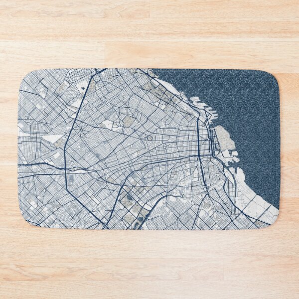 Item preview, Buenos Aires City Map of Argentina - Coastal designed and sold by deMAP.